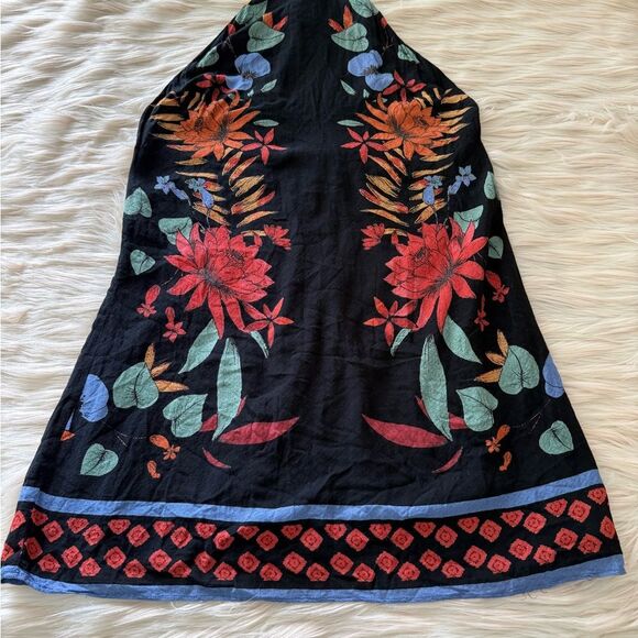 Urban Outfitters Catalina Printed Halter Dress in Black/Multi | Medium - Picture 3 of 8